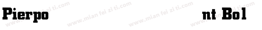 Pierpont Bold字体转换